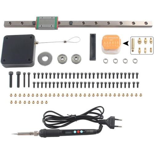 MEVRONISSHOP-Stealth Kit d'insert de fer à souder M2-M8 pour imprimante 3D Prise européenne