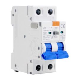 KUIU-Interrupteur Différentiel 16A 30Ma 1P+N, Disjoncteur Différentiel Type Ac, Rcbo 6Ka Disjoncteur Différentiel, Protection Contre Les Surcharges Et Les Courts Circuits