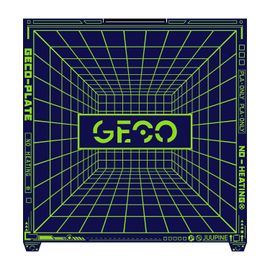 MEVRONISSHOP-Plaque froide GECO PLA, mise à niveau, (pas de chauffage) pour imprimante 3D Creality K2 Plus, 370 x 370 mm, acier à ressort magnétique, 0 ¿