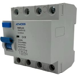 KUIU-Interrupteur Différentiel Fi Type A | Super Immunisé Si | 30 Ma, 4P, 40 A, Type A 6Ka | 230V Ac 50Hz | 72Mm X 66Mm X 83Mm | 30Ma |