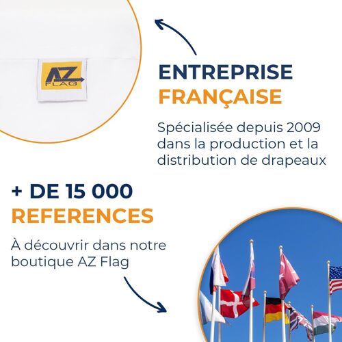 - Drapeau Madagascar - 150x90 cm - Drapeau Malgache 100% Polyester Avec Oeillets Métalliques Intégrés - Pavillon 110 g