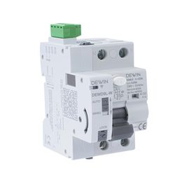 KUIU-Interrupteur Différentiel À Réarmement Automatique, Grd9L-W Interrupteur À Réenclenchement Manuel Réenclencheur Avec Wifi Disjoncteur À Commande À Distance Fonction 2P 63A 30Ma Ac 230V