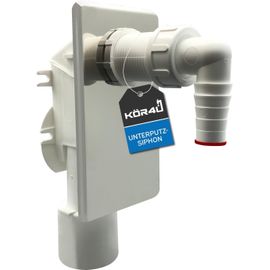 Siphon Encastré Pour Appareils De Lavage Avec Panneau En Acier Inoxydable, Siphon Encastré Pour Machine À Laver, Raccord De Machine À Laver