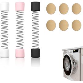 Support De Porte De Machine À Laver Magnétique Avec 3 Supports Et 6 Plaques Magnétiques, Noir/Blanc/Rose, Facile À Installer, Maintien De La Porte Ouverte