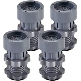 Support De Machine À Laver Gris Support De Machine Réglable Anti-Vibration Coussin De Pied De Machine À Laver, Coussin De Pieds En Caoutchouc De Machine À Laver 4Pcs