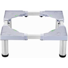 Support De Machine À Laver, Base Réglable Multifonction Avec 4 Pieds Robustes, Augmentation De 18 Cm, Charge Maximale De 500 Kg, Support De Base Pour Machine À Laver (4Pieds)