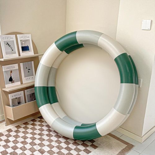 Piscine gonflable en PVC - Jolie piscine portable et durable - Pour l'extérieur, la maison, le balcon, les fêtes aquatiques d'été