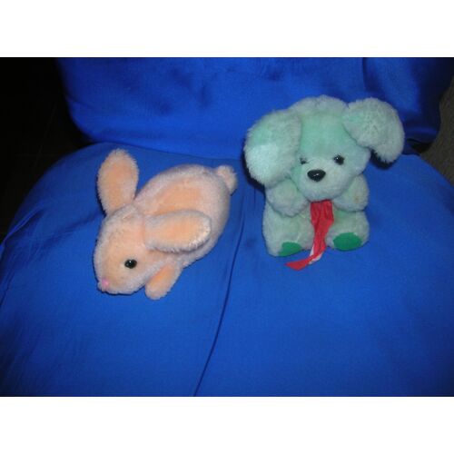 Lot De 2 Peluches Cp Et Jemini.