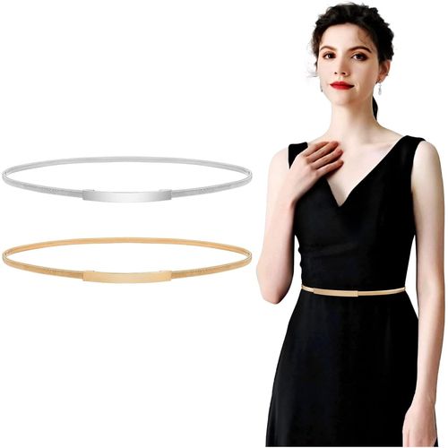 Tianyi-No Show Ceinture Élastique Réglable Avec Boucle Plate Pour Femme