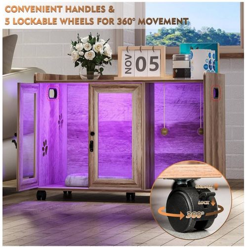 Maison Pour Chat En Bois Lvifur. État Comme Neuf.