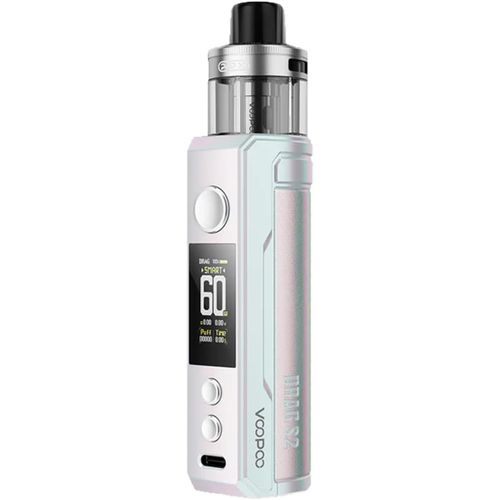 Drag S2 Kit 2500 Mah Batterie Intégrée Puissance De Sortie 5-60 W Pnp X Cartouche Dtl Gamme De Résistance 0,1-3,0 ¿ Vaporisateur (Colorful Silver)[Z673]