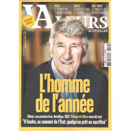 Valeurs Actuelles 4629 Philippe De Villiers Homme De L Annee Halal Tourisme Islamique