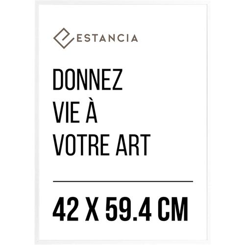 SJZG-Cadre Photo En Bois Blanc 42X59,4 Cm (A2) | Cadre En Bois Moderne | Cadre En Bois Blanc | Cadre Photo Din A2 Blanc | Cadre Photo En Bois A2