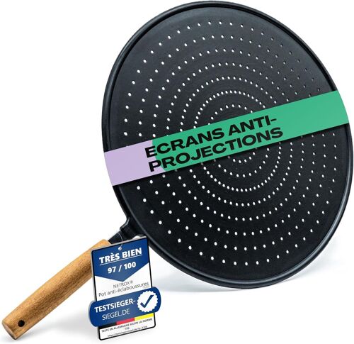 Subzonal-Anti Eclaboussure Cuisine En Silicone - Résistant À La Chaleur, Sans Bpa, Compatible Alimentaire - Pour Poêles Jusqu¿À 30 Cm - Anti Projection, Débordement, Protection, Splash Guard, Grille