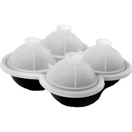Sjzg-Fisura - Bac À Glaçons En Silicone En Forme Original. Moule À Glaçons Grand Bac À Glaçons Original. Bac À Glaçons Pour Glaçons, Sans Bpa. Facile À Démonter. (Sphère)