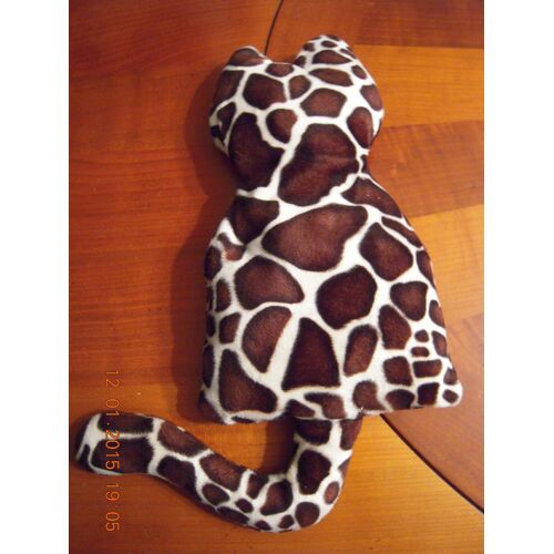 Chat En Forme De Coussin Leopard
