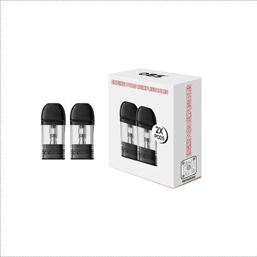Obs Vape - Engine Iis Cartouches Pod - Lot De 2 Pod De 2Ml Chacun Avec Résistance En 1.0 Ohm - Sans E-Liquide - Sans Nicotine[Z234]