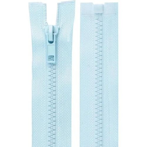 Cyclingcolors 2x Fermeture Éclair N°5 30 Cm Tirette Curseur Polyester Extrémité Ouverte Maille Glissière Vêtement, Glace Bleue