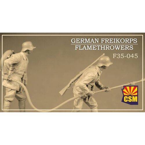 Copper State Models - German Freikorps Flamethrower Squadmaquette Figurine German Freikorps Flamethrower Squad Copper State Models F35-045 1/35ème Maquette Char Promo Figurine Miniature