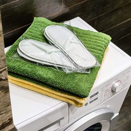 12 Paires De Pantoufles De Spa Jetables Pour Hommes Et Femmes, Pantoufles De Spa AntidéRapantes à Bout Fermé Pour HôTel, Maison, Voyage