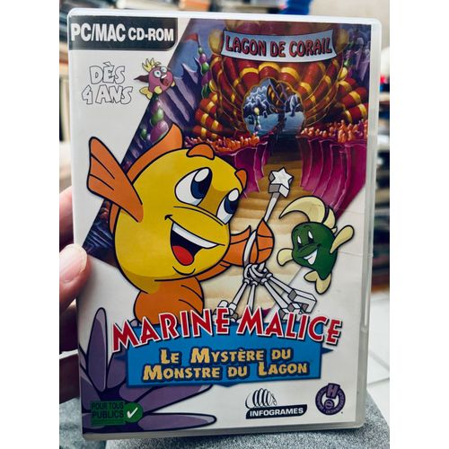 Marine Malice 5, Le Mystere du Monstre du Lagon - inclus Bonus Memory Freddi Fish  pour PC et Mac, Humongous Entertainment  Infogrames,  2001