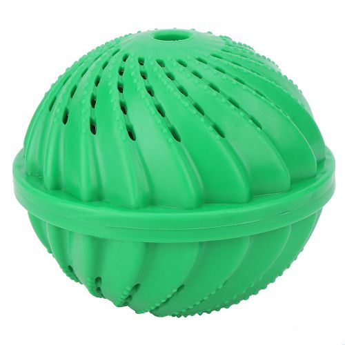 Boule de nettoyage de linge magique domestique, boule réutilisable et écologique, outil de nettoyage de vêtements (vert)