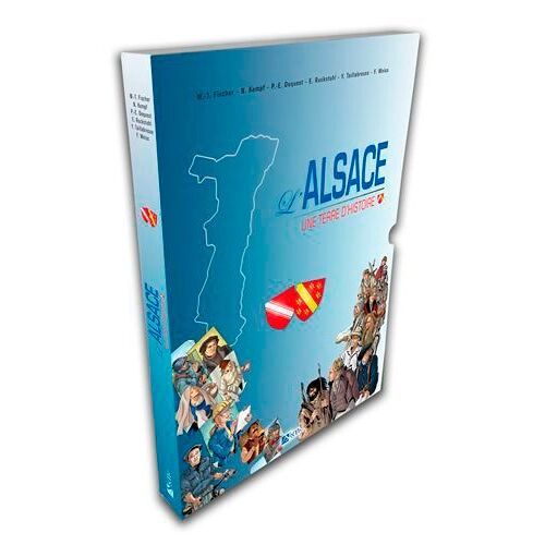 Alsace, Une Terre D'histoire - Coffret En Deux Volumes : Bas-Rhin - Haut-Rhin
