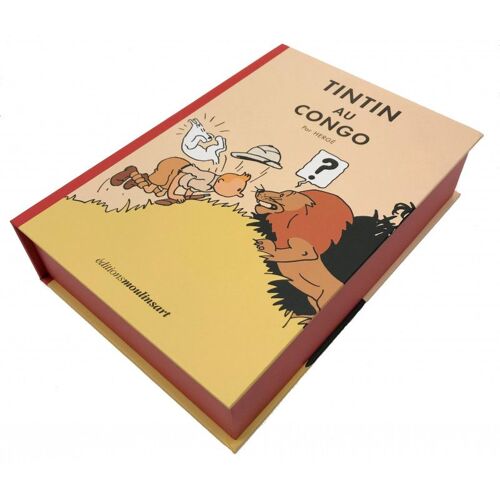 Coffret De Lithographie Tintin Au Congo Colorisées