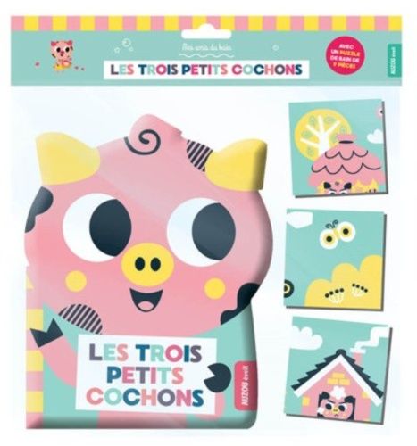 Les Trois Petits Cochons - Avec Un Puzzle De Bain De 9 Pièces
