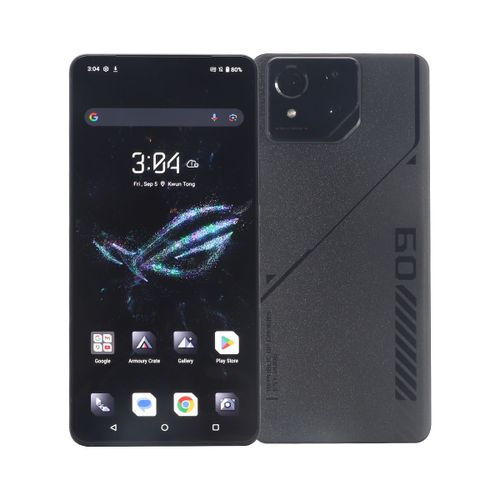Asus ROG Phone 9 FE 5G Gaming 256 Go Snapdragon 8 Gen 3 Écran AMOLED E6 6.78" 185 Hz 50 Mpx Sony IMX890 HyperCharge 65 W - Noir