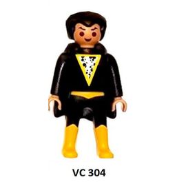 Figurine "Kinder" (2025) - Série: Dc Playmobil / N° 14 - Black Adam ( Vc304 / Vc-304 ) Avec Bpz