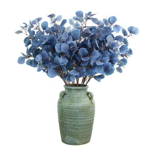 Feuilles d'eucalyptus artificielles, plante de Simulation, fausse fleur, fleurs de décoration pour la maison