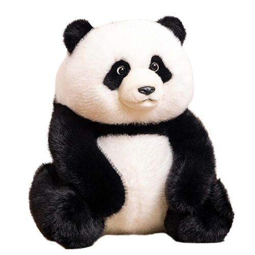 Peluche Panda Géant Réaliste Et Mignon Pour Bébé, Jouet De Simulation D'animal Panda, Poupée Douce, Oreiller Pour Enfants B