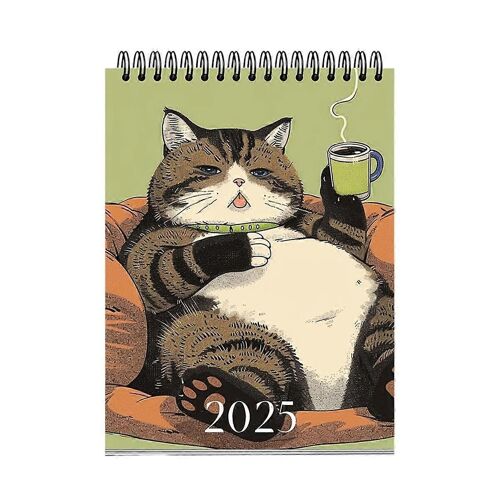 Calendrier 2025 Pour Chatons, Calendrier Des Phases De La Lune, Planificateur Mensuel, Calendrier 2025 Pour Chats, Pour La Maison