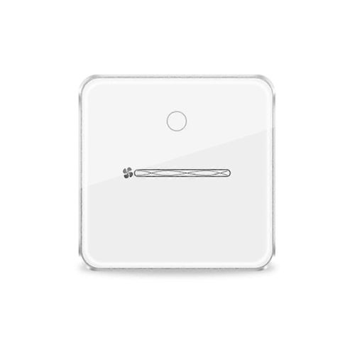 Interrupteur de ventilateur intelligent Zigbee, 1 interrupteur, commande tactile avec curseur, vitesse du ventilateur neutre requise W