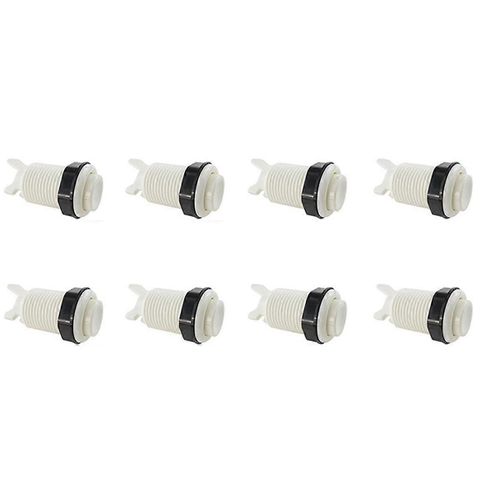 Lot De 8 Boutons Poussoirs 28 Mm Pour Manette De Jeu D'arcade Américaine, Contrôleur Sans Délai, Pièces Pour Mac