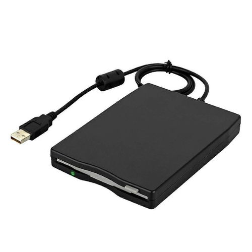 Lecteur de disquette USB 2.0, lecteur de disquette externe portable de 3,5 pouces, design ultra-fin pour PC