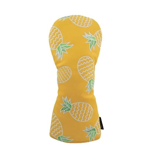 Housse De Protection En Cuir Pu Pour Bois De Golf, Motif Ananas Mignon, Pour Driver, Fairway, Hybride