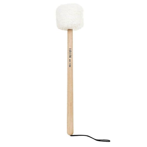 Maillet Pour Bol Chantant Professionnel Songbo, Thérapie Sonore, Marteau Gong, Manche En Bois De Hêtre Pelucheux D'agneau - S