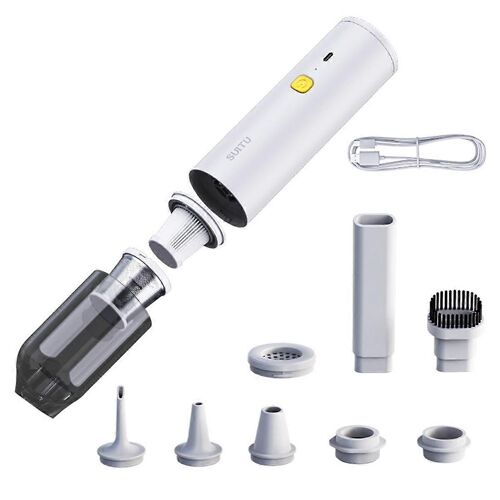 Aspirateur de voiture Suitu Mini aspirateur à main portable Aspirateur puissant à aspiration et balayage