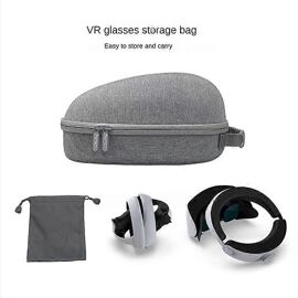 Sac De Rangement Pratique À Fermeture Éclair Pour Psvr2, Housse De Protection Pour Lunettes, Sac De Rangement Et Ceinture Magique