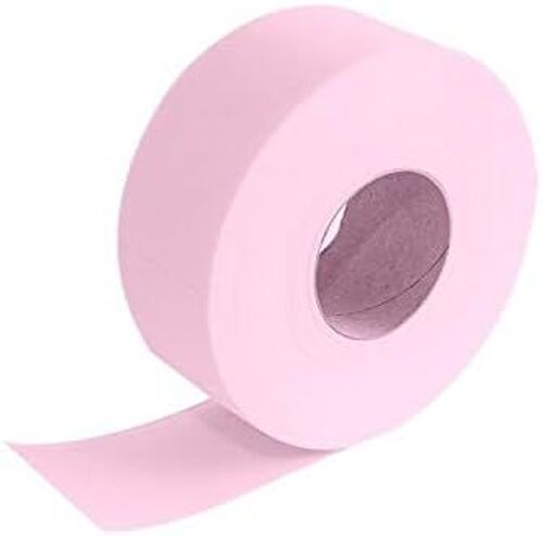 Rouleau De Bande Non Tissé À Épiler Professionnelle Rose Pour Cire Chaude, Cire Au Sucre, Pâte À Sucre, Sugaring, Bandes Dépilatoires Déchirables, Wax, 100 M X 7 Cm
