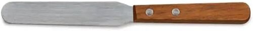 Spatule Pour Étaler La Cire Dépilatoire En Métal Et Bois - Longueur 18,5 Cm