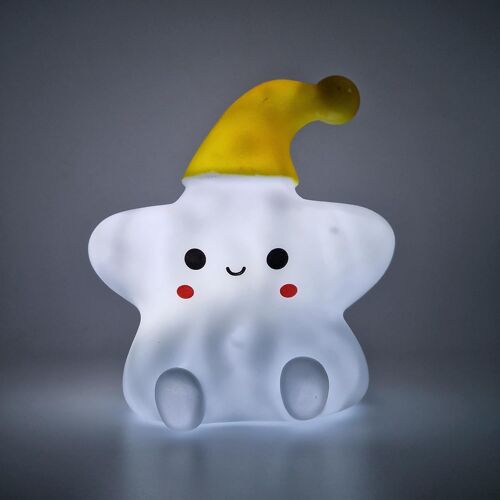 Veilleuse Forme De Fantasma Avec Piles Incluse (Ètoile Avec Chapeau)