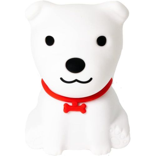 Inniogio Giodog, Veilleuse Pour Enfant Motif Chien, Lampe Bébé En Silicone Souple, 8 Couleurs Alternatives, Rechargeable Par Câble Micro-Usb, Accessoire Pour Chambre, Aide À L'Endo[VEI9271439]