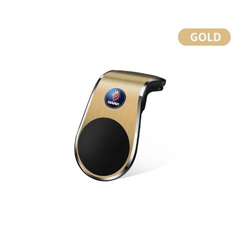 Or - Support De Téléphone Magnétique De Voiture Type L Pour Saab 9-3 9-5 93 9-7 600 99 9-X 97x Turbo X Monster 9-2x Gt750 92, Accessoires Auto