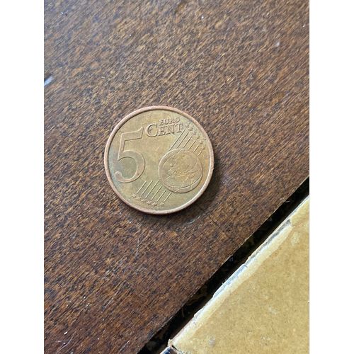 Piece 5 Centime D’Euro Année 1999