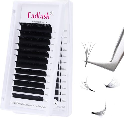 Kalanka-Extension De Cils Volume C Curl 0,05mm 8-14mm Mix Easy Fan Volume Lash 5d, 6d 20d Russe Extension Cils Professionnel 
