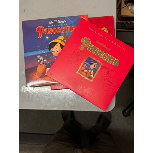 Ven Ld Ntsc Pinocchio, Deux Disques Lithographie Cd, Musicale Et Certificat Authentique