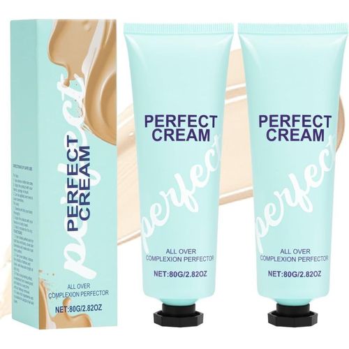 Kalanka-Pack De 2 Fond De Teint Corps Waterproof Anti-Sueur Avec Couvrant Total - Creme All-Over Complexion Perfector - Maquillage Longue Tenue Pour Jambes Et Visage - Pour Peau Sensible 